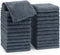 Homaxy 24 Pack Kitchen Dish Cloths (10 x 10 Inches, Dark Grey), Super Soft and Absorbent Microfiber Cleaning Cloths