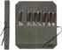 Heavy Duty Waxed Canvas Knife Roll Bag, Portable Chef Knife Bag, Durable (Army Green)