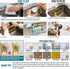 TAILI Sponge Holder for Kitchen Sink with Strong Suction Cup Removable, Rustproof Aluminum Sink Caddy for Sponge