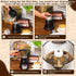 Travel(Black,6 Electric Espresso Maker Transparent Coffee Maker Electric Moka Pot Portable Aluminum Espresso Machine