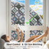 DKTIE Static Cling Decorative Window Film, Non-Adhesive Privacy Film with Installation Tools, 17.7 x 78.7 Inch