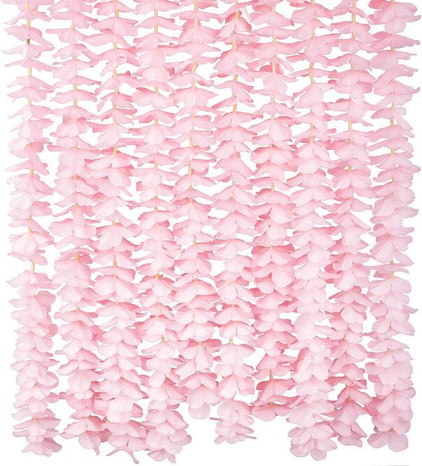 GPARK 10 Pack 6.5 Feet Wisteria Artificial Fake Hanging Flowers Silk Vine Garland for Home Wedding Party Decoration
