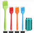 4PCS Silicone Basting Pastry Brush, MONGSEW Heat Resistant Food Brush Spread Oil Butter Sauce for BBQ Grill Baking Kitchen Cooking, BPA Free, Dishwasher Safe (Multicolor, 4 Pcs) by MONGSEW