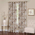 ACHIM Lined Blackout Grommet Window Curtain Panels - 50 Inch Width, 63 Inch Length, Tranquil (Tan)
