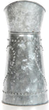 Hosley 9.25 Inch High Galvanized Decorative Pitcher - Ideal for Floral Arrangements, Home Wedding Decor