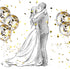 Gejoy 14 Pcs Farewell Party Decorations Supplies Kit, We Will Miss You Banner, Burlap Bunting, Gold Glitter Confetti