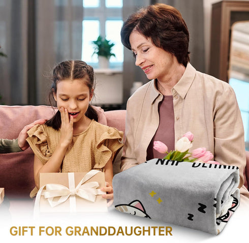 SteadStyle Granddaughter Gifts from Grandma Grandpa, Mothers Day Blanket Gifts for Granddaughter, Idea Granddaughters