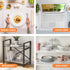 Shelf Liners for Kitchen Cabinets, Waterproof Kitchen Cupboard Liner, Refrigerator Liners and Durable Plastic Drawer Mats EVA Non Adhesive Shelves, Fridge - Clear 11.8 x 118 Inches by StaHom