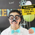 12Pcs Science Photo Booth Props with Stick, Mad Scientist Selfie Props for Chemistry Laboratory Party Supplies