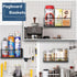 Magnetic Basket Fridge Large Magnetic Pen Holder Whiteboard Metal Wire Basket Storage Item Organizer (Black-High)