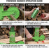 16'' Feroca Firewood Marker Tool - Automatic Paint Marking Device with Roller Wheel, Durable Firewood Measuring Tool