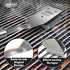 2PCS GRILLART Grill Brush and Scraper Replacement Head