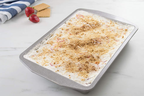 USA Pan 1110RC-3-ABC-1 American Bakeware Classics 9 x 13-Inch Rectangular Lasagna, Cake, Brownie Pan