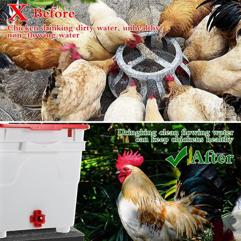 12 Pcs Horizontal Chicken Waterer Nipples with Drill Bits, Leakproof Poultry Watering System for Chicken Coop, Durable