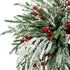 Kesywale Set 40 12.8" of Artificial Norfolk Pine Branches with Red Berry Christmas Greenery Picks Fake Norfolk Pine