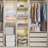 X-cosrack 3 Closet 5 Tier Foldable Organizer, Clothes Shelves with S Hooks, Wall Mount&Cabinet Wire Storage Basket