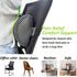 Esme L&H Lumbar Roll for Office Chair, Breathable 3D Fabric Back Support Roll for Lower Back Pain Relief