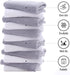 12 Pack Set TENSTARS Premium Washcloths - Quick Drying- Soft Microfiber Coral Velvet Highly Absorbent Wash Clothes
