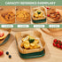 Air Fryer Paper Liners, 125PCS Non-stick Disposable Baking Paper for Roasting, Oil-proof, Food Grade Parchment