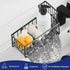 Accessories(1 Sinnsally Kitchen Sponge Holder,Sink Caddy Organizer with Brush Holder,Stainless Steel Sink Box Dish