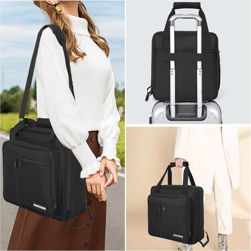 Coffee Maker Carrying Bag OUUTMEE for Keurig K-Mini or K-Mini Plus, Portable Storage Tote with Extra Pockets