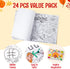 24 JOYIN Pcs Thanksgiving Coloring Placemats, Thanksgiving Turkey Coloring Paper Table Mats, Make Your Own Art & Craft