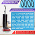 6Pcs Sanitaire Vacuum Belts, Durable Flexible Easy Installation, Compatible with SC679K, SC684, SC688, SC689, SC886,