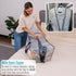 VENO 4 Pack Moving Bags with Backpack Straps, Clear Storage Bags for Packing Supplies and Dorm Room Essentials