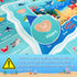 5x7ft ABC Kids Ocean Rug for Playroom, Alphabet Classroom Rug, Educational Kids Play Mat with Number Shape Animal
