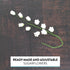 5 Count Global Sugar Art Lily of the Valley Sugar Cake Flowers Filler Spray, White, by Chef Alan Tetreault