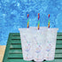 Generic 24 oz Reusable Color Changing Rainbow Cup, with Rainbow Straw and Lid, 4 Pack, Multicolor