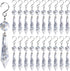 20PCS Clear Chandelier Icicle Crystal Prisms,55mm Chandelier Crystals Replacement,Crystals for Chandeliers with