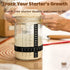Pancito y Ms 37oz 12-Piece Set Sourdough Starter Kit with Digital Scale & Jar Complete Bread Baking for Beginners