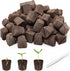 Coldairsoap 50P Seed Starter Sponge for Germinate Quickly, Hydroponic Sponges Grow Starter Pod for Plants Vegetables