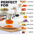 15oz Zulay Kitchen Large Potato Ricer, Heavy Duty Stainless Steel Potato Masher and Ricer for Mashed Potatoes, Mashed