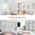 Haton Window Privacy Film, Stained Glass Rainbow Film, Static Cling Sun Blocking Stickers, 17.5" x 78.7"