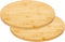 RoyalHouse Natural Bamboo Round Cutting Board, 11.8" Round, 0.6" Thick, Pack of 2, for Kitchen and Serving