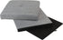 Simplify Faux Linen Folding Storage Ottoman | Single | Collapsible | Tufted Padded Seating | Foot Rest | Toy Box |