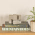 Creative Co-Op Contemporary Marble Cookbook Stand, Beige