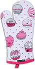 AMOUR INFINI Pot Holders and Oven Mitt Set, Heat Resistant Non-Slip, 1 Oven Mitt & 1 Pot Holder