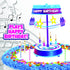 BEST PARTY EVER! Spincredible Candle, Reusable Singing Candle-Powered Spinning Cake Topper, Fits Any Size Cake