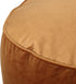 Cozy Apricot Velveteen Cylinder Pouf - Stylish
