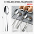 HANSGO 10PCS Teaspoons Stainless Steel, Dinner Spoons Set 6.7 inches Dessert Spoons Use for Home, Kitchen or Restaurant