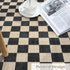 2x6 2'x6') LIVEBOX Washable Runner Rug Checkered, Black Runner Rugs for Hallway, Non-Slip Kitchen Runners, Farmhouse