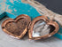 Teal Wood Locket Music Box - I Love You a Bushel and a Peck