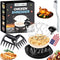 3 Layer Pro Chicken Shredder with Removable Tray, Meat Claws, Brush -