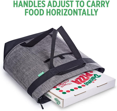 Jumbo Insulated Cooler Bag (Charcoal) with HD Thermal Insulation - Premium, Collapsible Soft Cooler Makes a Perfect
