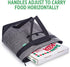 Jumbo Insulated Cooler Bag (Charcoal) with HD Thermal Insulation - Premium, Collapsible Soft Cooler Makes a Perfect