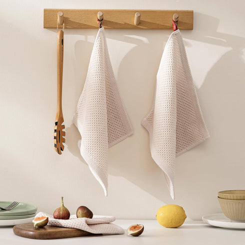 8-Pack 12x12 Inches, joybest Cotton Kitchen Dish Cloths, Waffle Weave Ultra Soft Absorbent Dish Towels Washcloths Quick