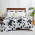 Cozy 90"*90" Bliss Cow Print Throw Blanket for Bed - Super Fuzzy Thick Soft Warm Fleece Blankets for Couch & Room Dcor